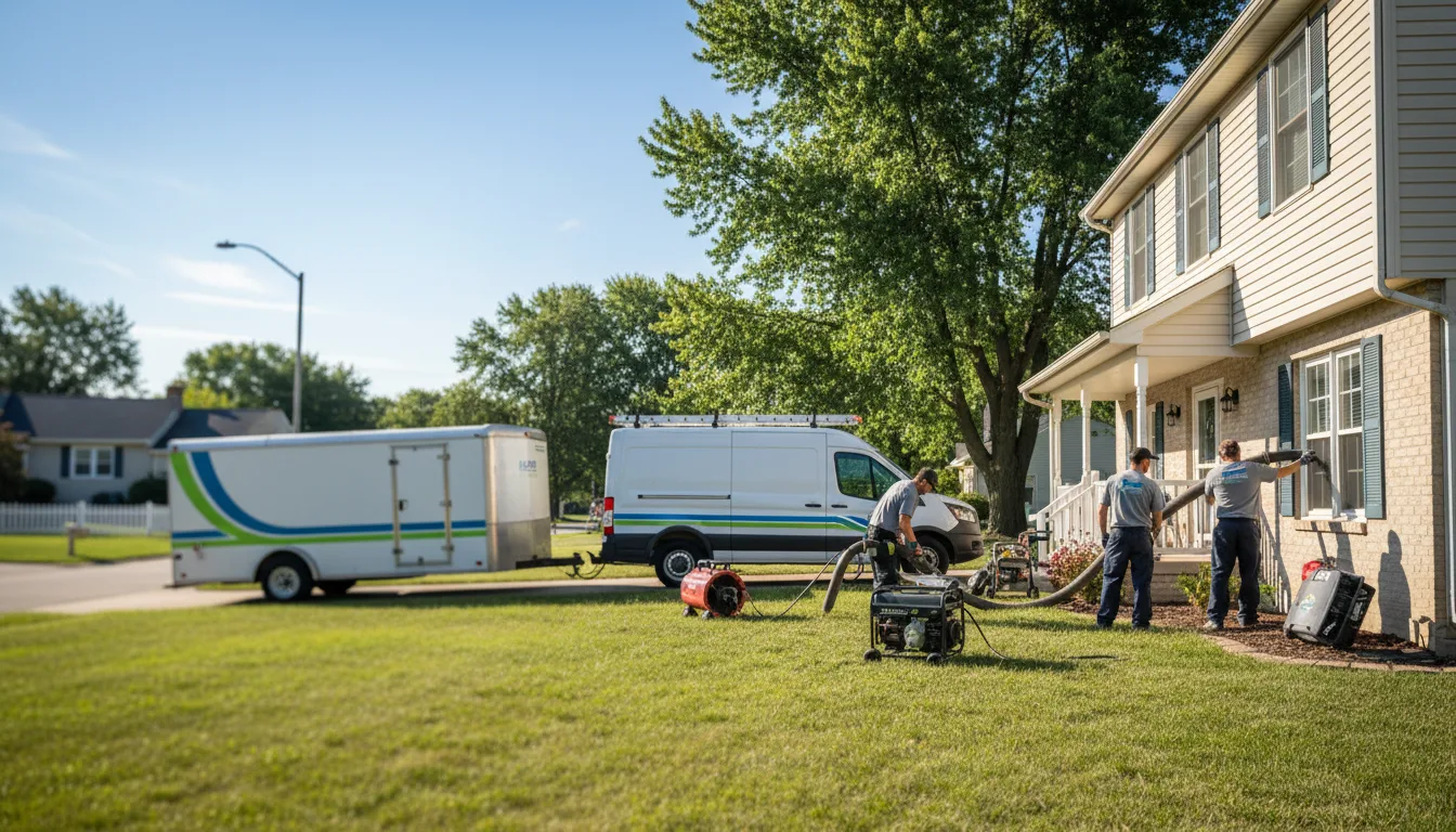 Flooded Basement Restoration And Cleanup With Repair in Kensington, KS near me